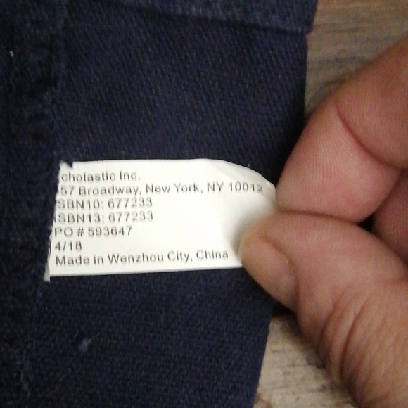 Bookcon Harry Potter large Tote bag 20 Years of Magic Scholastic - Picture 7 of 7